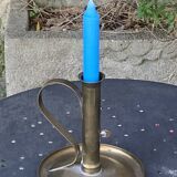Candlestick, thumbtack, cellar rat, brass, copper, old, collector