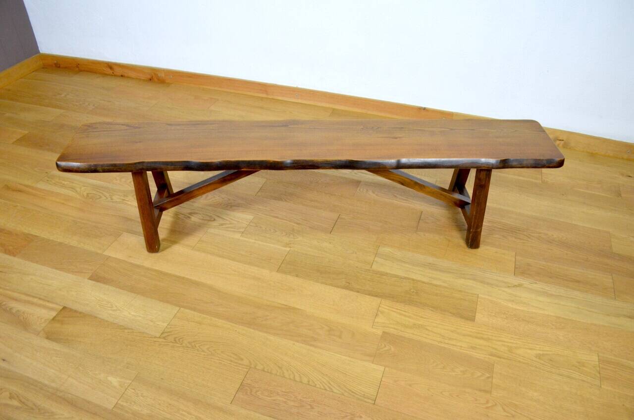 Elm Bench Finnish Design by Olavi Hanninen
