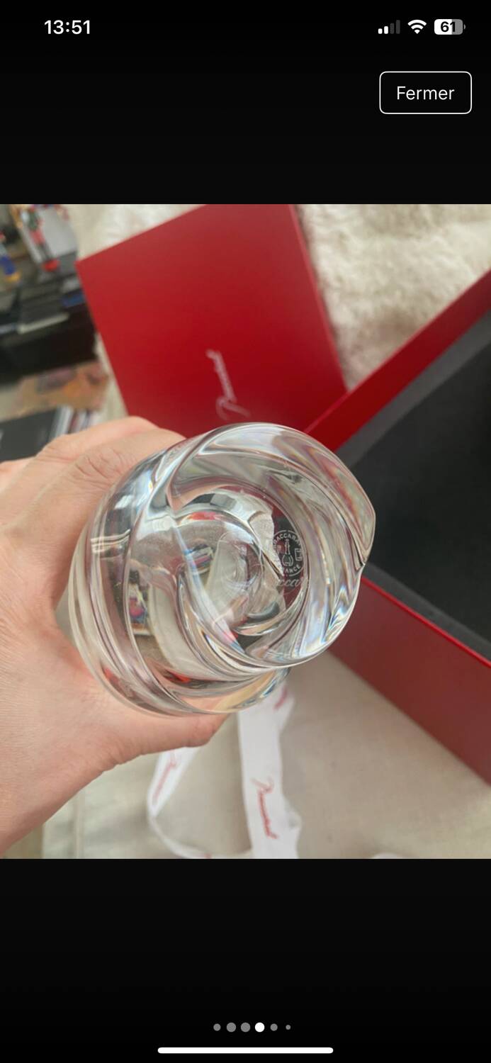 Rare Baccarat spiral vase