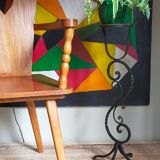 Wrought iron plant harness 50s