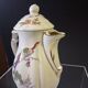 Very pretty Limoges porcelain coffee pot from Bernardaud model "Ch