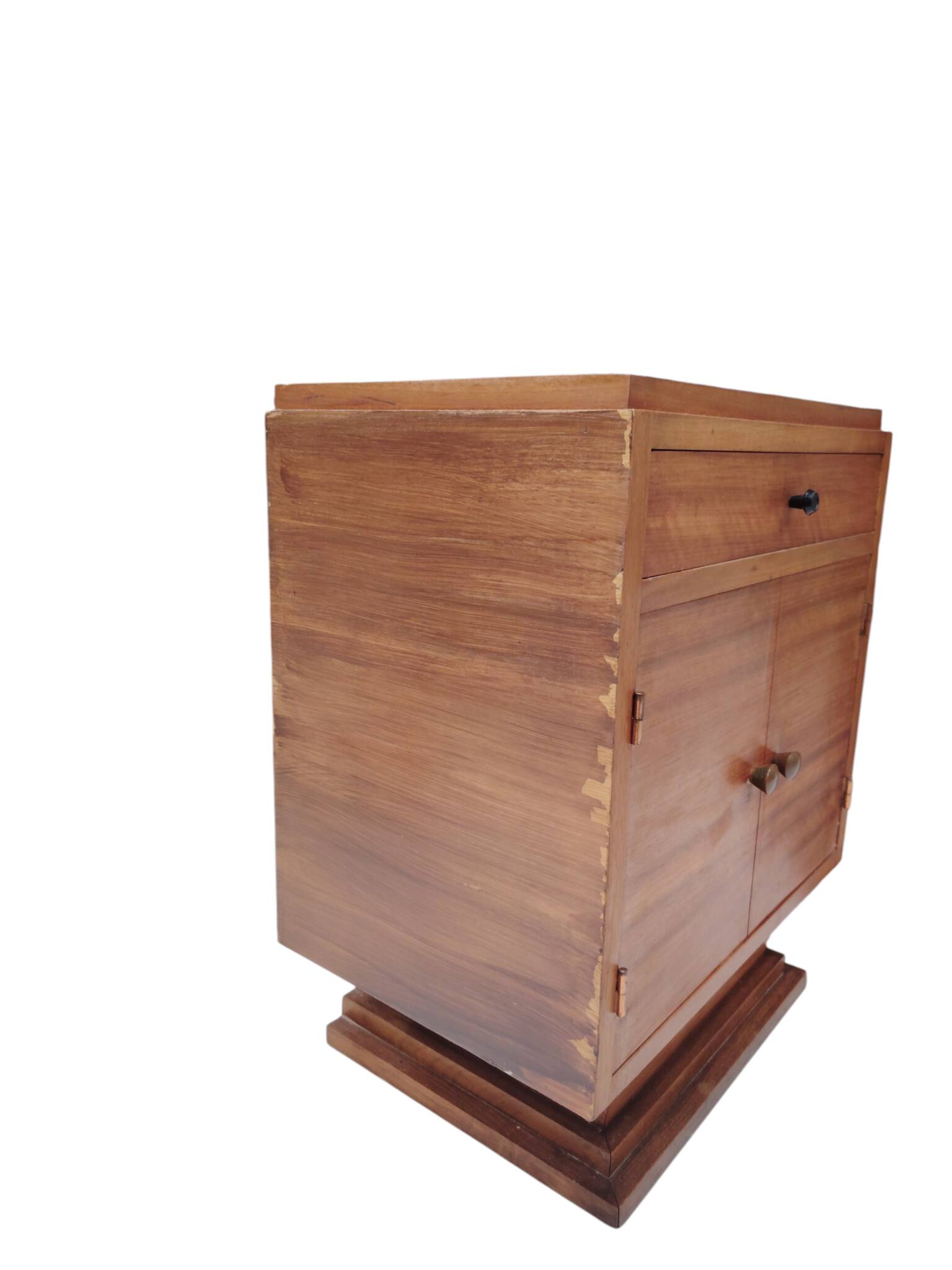 Art Deco bedside tables with steps - 1930s
