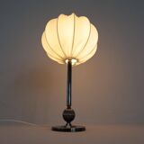 Art Deco table lamp in silver plate, 1930s Sweden