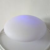 White opaline pebble lamp dlg Joseph André Motte