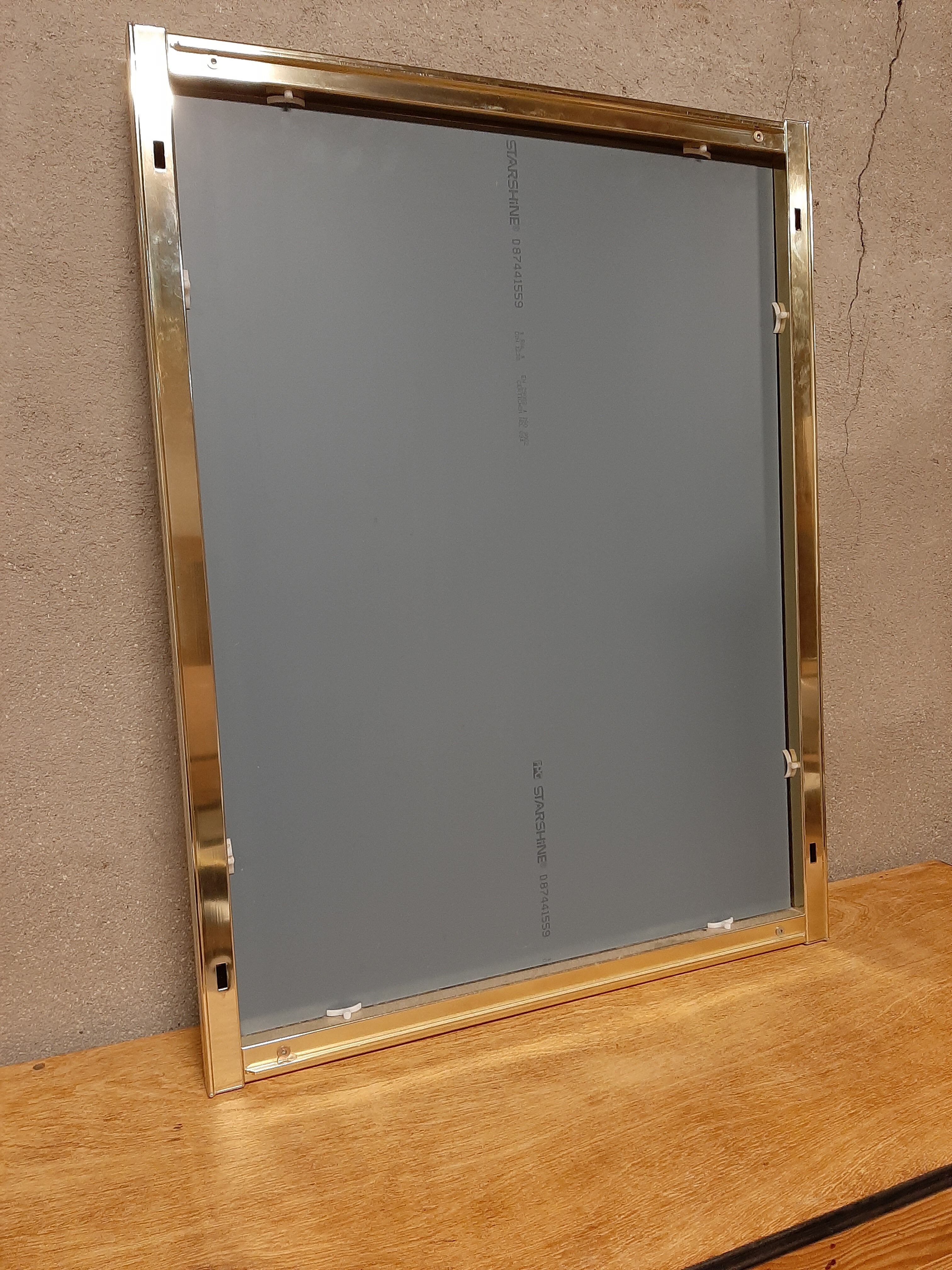 Hollywood Regency Golden Mirror 69x90cm