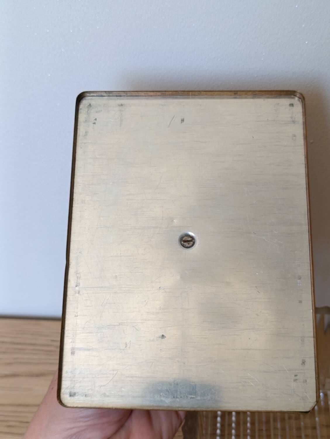 Vintage decorative box in ribbed glass – 1960s/70s