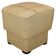 Czechoslovakian Art Deco stool from the 1930s with sprung seat, new upholstery