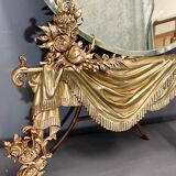 Bronze table mirror late nineteenth