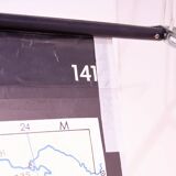 German Vintage school map of Central Europe, 1961