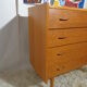 Vintage dresser 1960s light oak