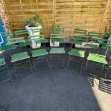 14 folding garden chairs