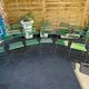 14 chaises pliantes de jardin