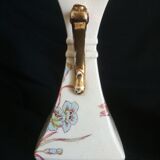 Art Nouveau cracked ceramic trim, eyelet patterns