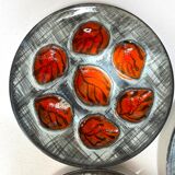 Vintage oyster plates