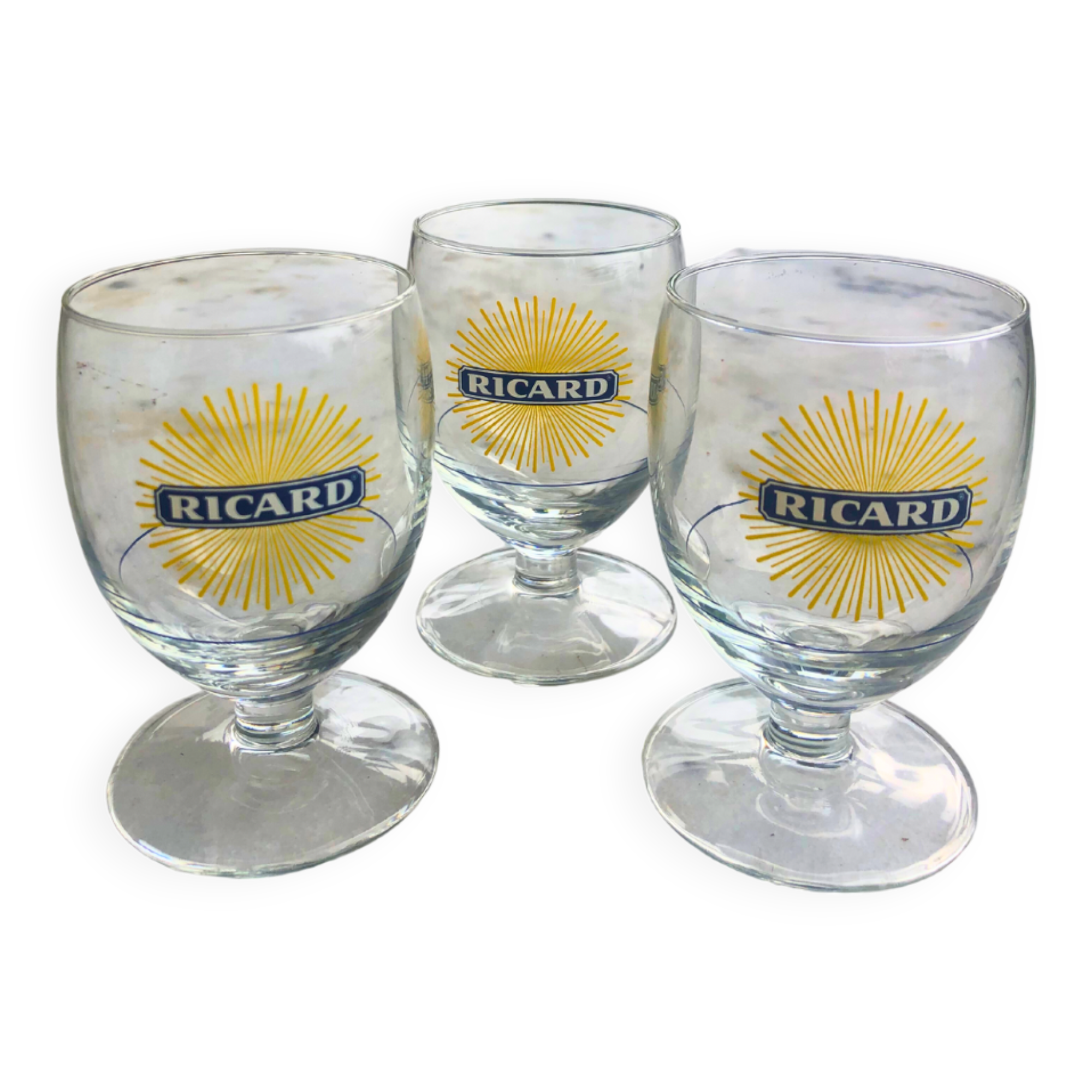Verres • Ricard, vintage (trait dose)