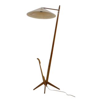 1970s Oak Floor Lamp by ULUV, Czechoslovakia