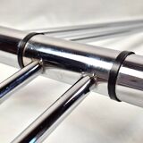Vintage space age chrome coat/towel rack