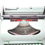 Hermes 3000 Green Typewriter Revised with New Ribbon
