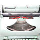Hermes 3000 Green Typewriter Revised with New Ribbon