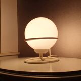 Vintage light bulb lamp on metal support 1980