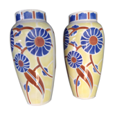 Pair of Art Deco vases