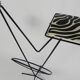 Fifties side table with newspaper rack and COGEBI ORNAMIN parts