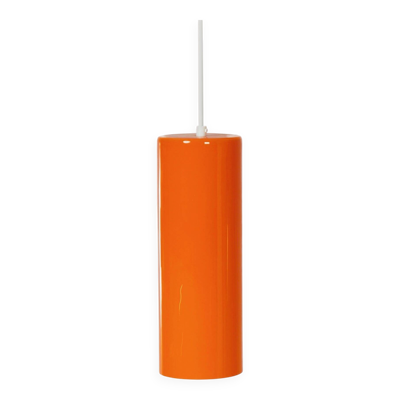 Suspension Murano Venini 486a par Paolo Venini pour Venini & C., 1962, orange