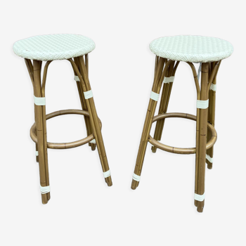 Pair of bar stool style drucker paris café