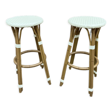 Paire de tabouret de bar style drucker paris café
