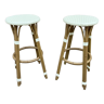 Pair of bar stool style drucker paris café