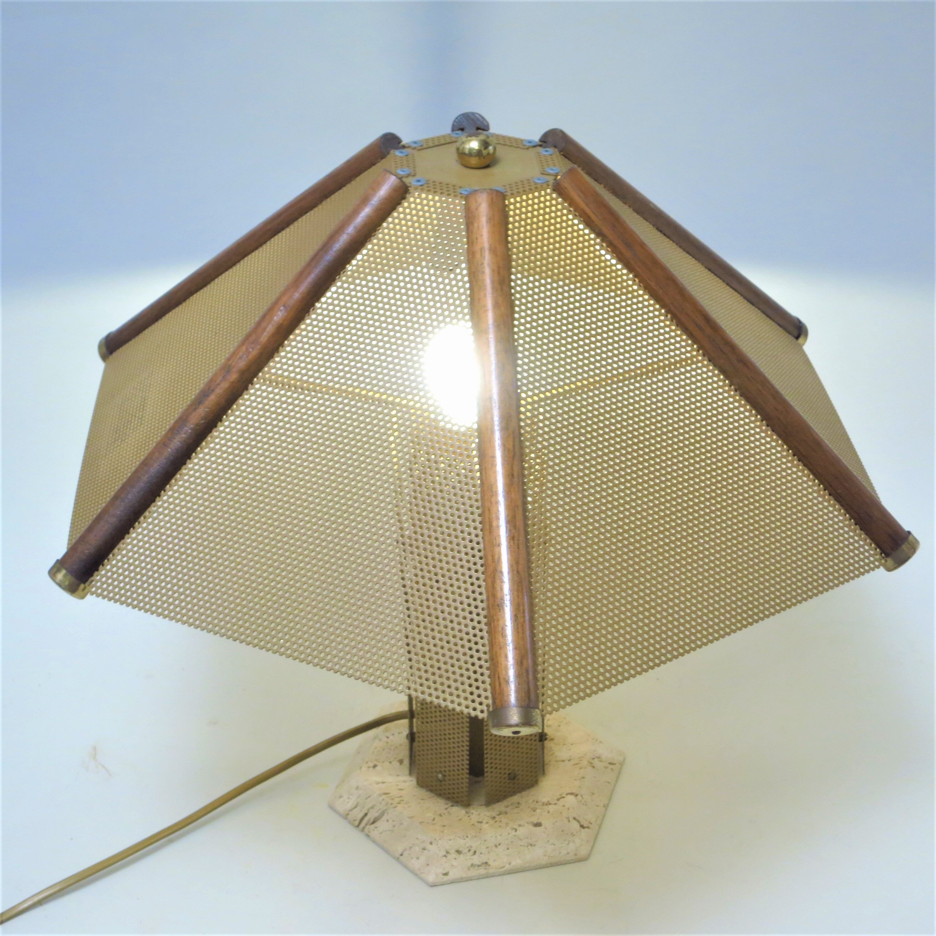 Italian brutalist lamp 70s