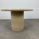 Table basse travertin ronde