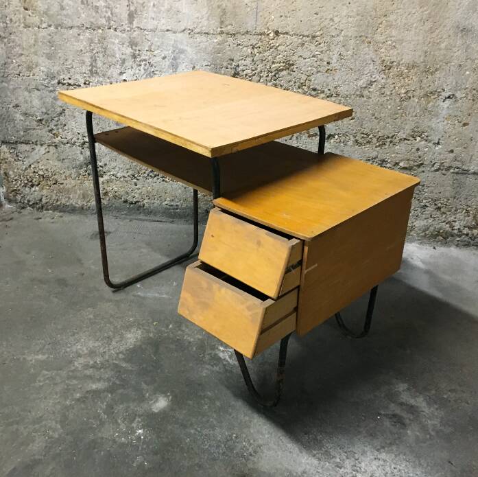 Vintage children's desk and chair