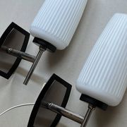 Pair of Italian mid-century wall lights, 1960-70s