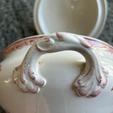 Antique ironstone soup tureen Sarreguemines Fontanges