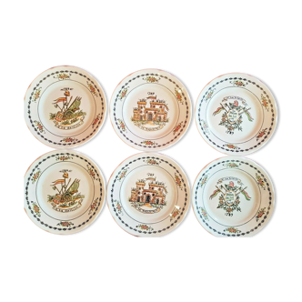 6 assiettes révolutionnaire révolution française 1789 - C.B.M. CBM