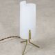 Mid-Century Italian Plastic and Brass Table Lamp