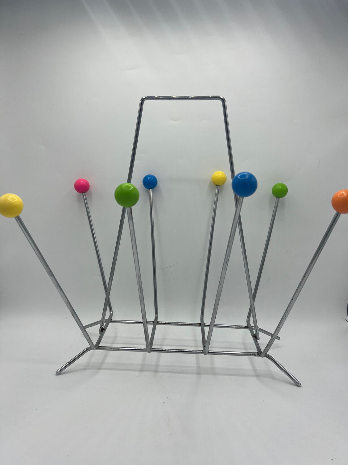 Vintage Sputnik magazine holder