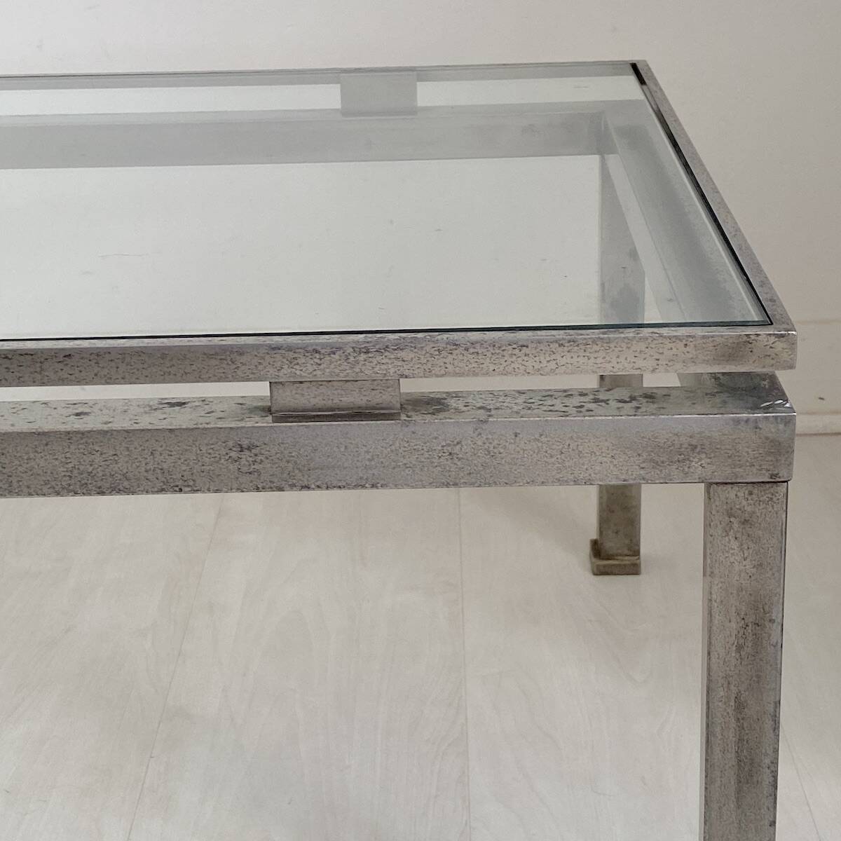 Table basse maison Jansen vintage 70's design Guy Lefevre