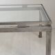 Table basse maison Jansen vintage 70's design Guy Lefevre
