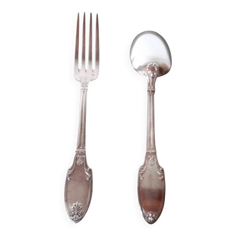 Silver-plated cutlery 34 pieces