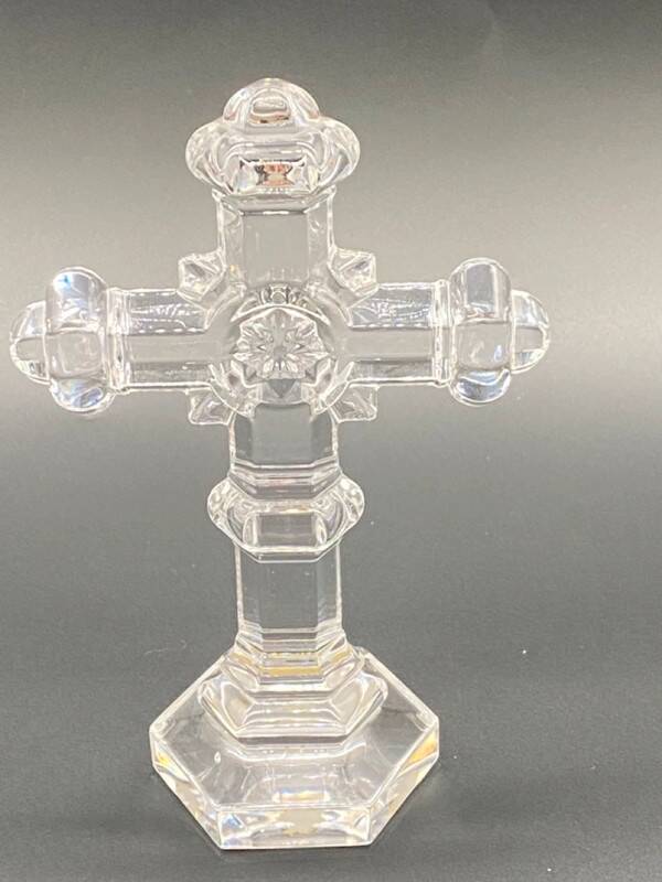 Lead Crystal Cross with rounded edges Made in Germany 🌟
