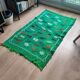Green Berber kilim rug