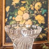 Vase en cristal taillé