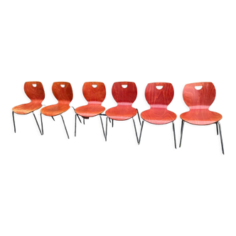Lot 6 vintage ant chairs year 80/90
