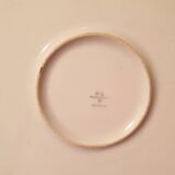 Three pretty round dishes including a hollow white and gold porcelain PLV France