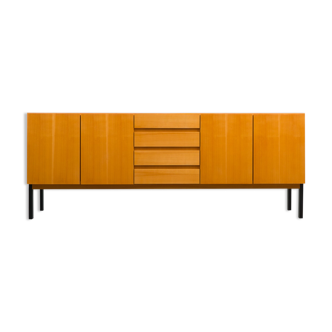 Sideboard 60s, cherry tree, 216cm, restored
