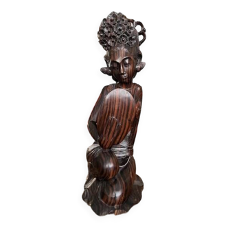 Ebony wood statue