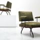 Pair of 1950s Italian Modernist Lounge Chairs