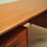 Teak desk, Danish design, 1970s, manufacture: Omann Jun